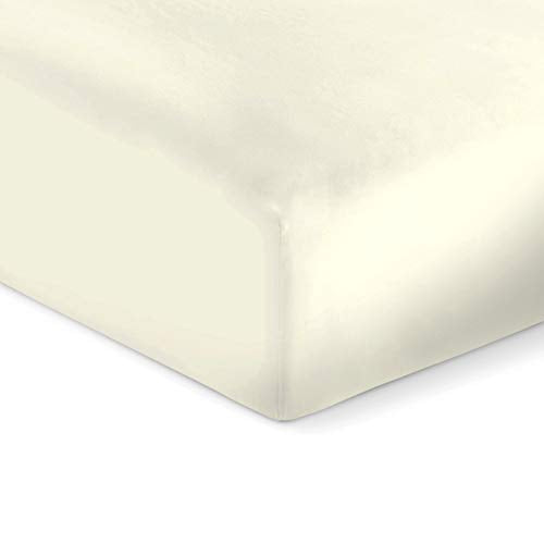 Whisper Organics 100% Organic Cotton Fitted Sheet, 300 Thread Count - GOTS Certified