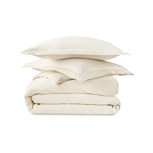 Whisper Organics Organic Cotton Duvet Cover G.O.T.S. Certified, 500 Thread Count