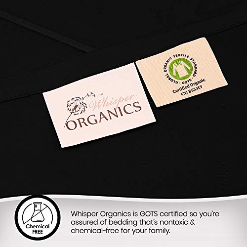 Whisper Organics 100% Organic Cotton Sheet Set, 300 Thread Count - GOTS Certified