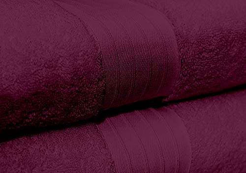 Whisper Organics 100% Organic Premium Turkish Cotton Bath Towels, 700 GSM - GOTS Certified